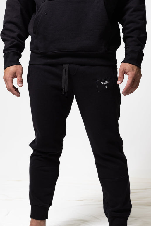 Takedown Leg Patch Heavyweight Jogger - Black