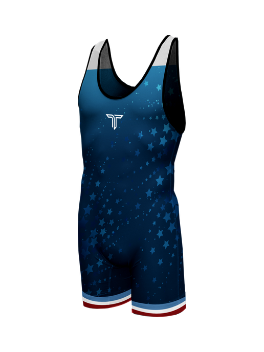 Racing Stars Wrestling Singlet