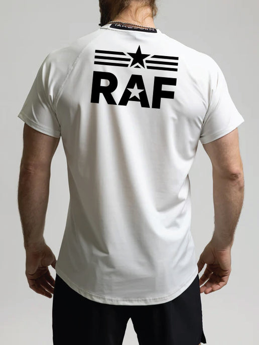 RAF Logo Intensity Performance Top - White