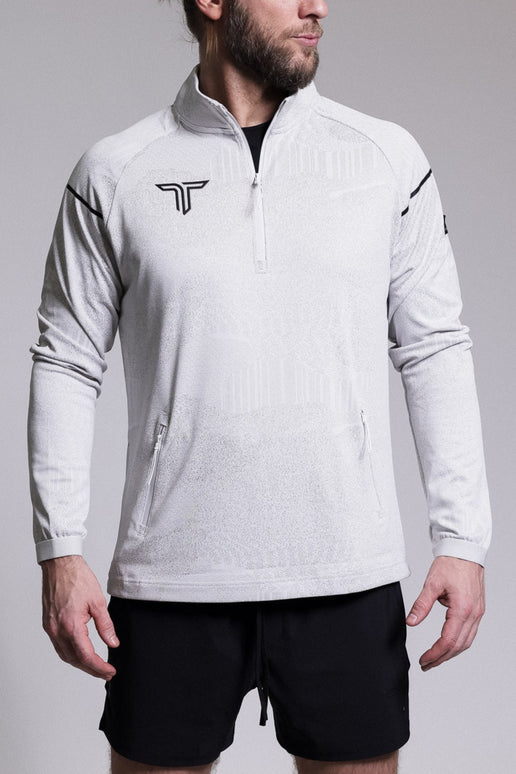 Night Vision Quarter Zip - White