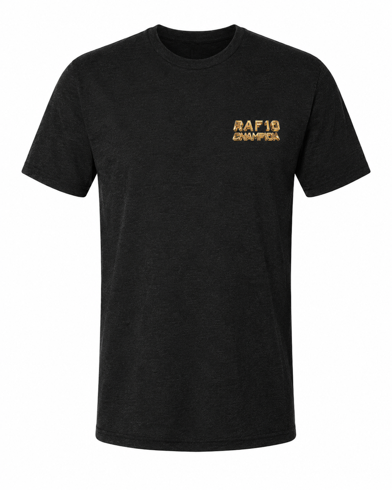 RAF 10 Champions Tee - Black