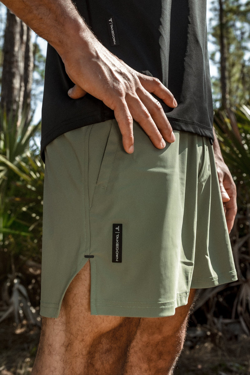 Intensity Training Shorts (5” Inseam) - Tank Green