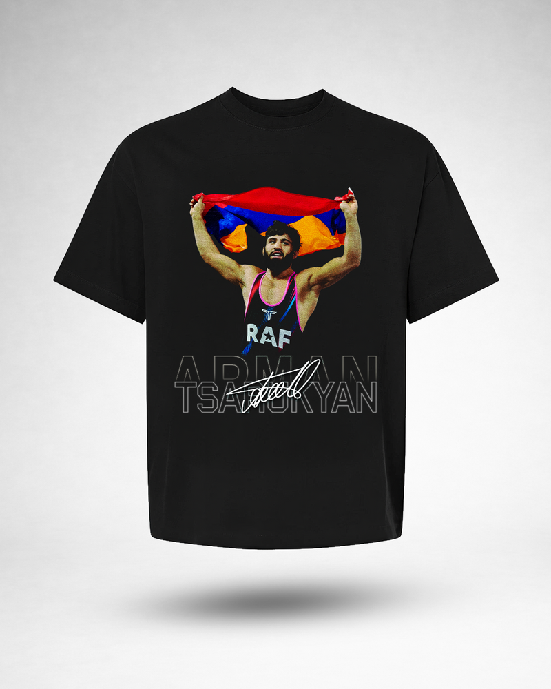 RAF Arman Hero Oversized Tee - Black