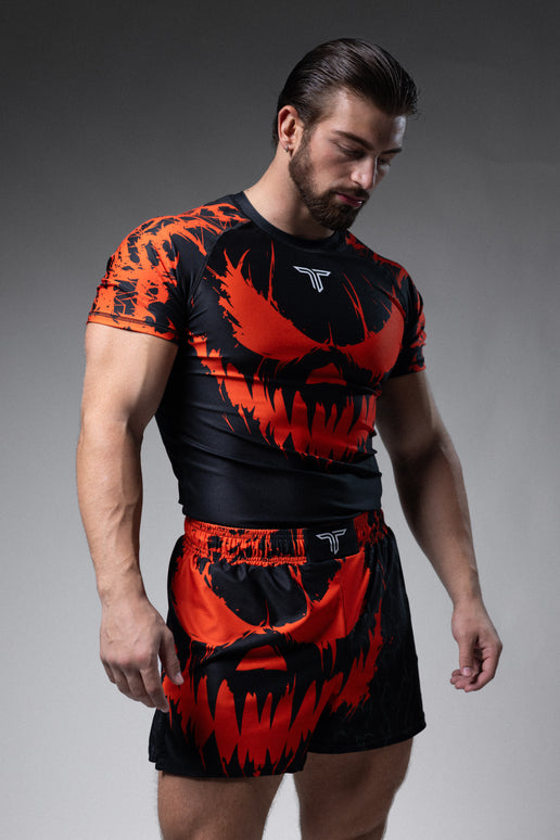 Jack O' Lantern Short-Sleeve Rashguard