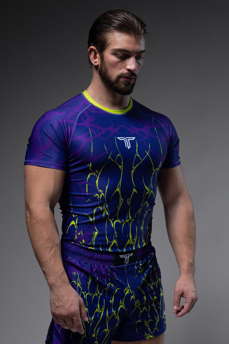 Symbiotek Short-Sleeve Rashguard - Purple