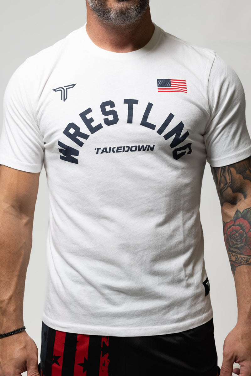 Wrestling Arch T-Shirt - White