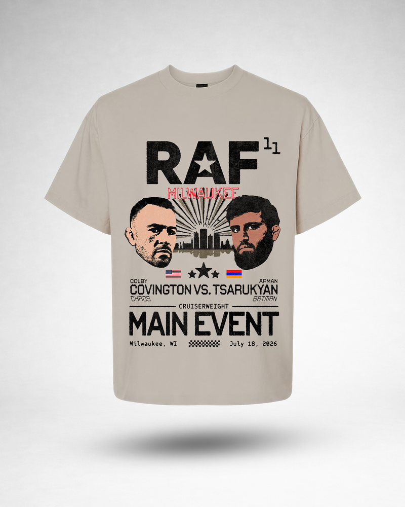 RAF 11 Main Event Tee - Covington/Tsarukyan