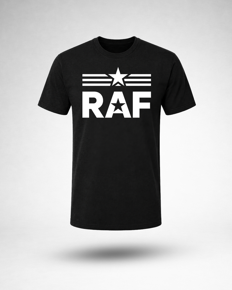 RAF Logo T-Shirt - Black