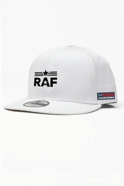 RAF Logo New Era Snapback - White/Black