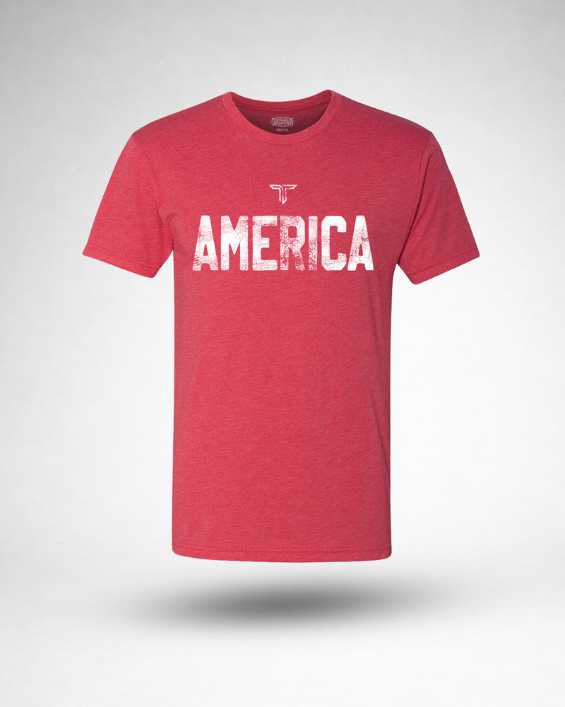 America Daily Grind Tee - Red