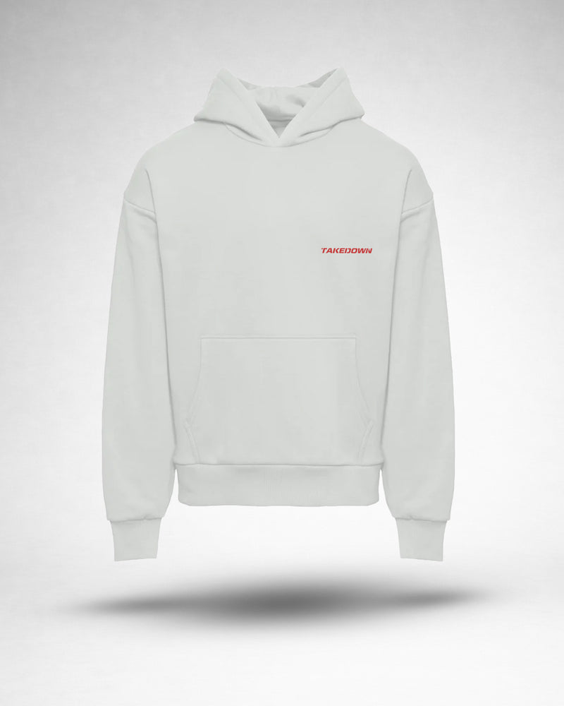 ”Fight Club Devil” Graphic Hoodie - Bone