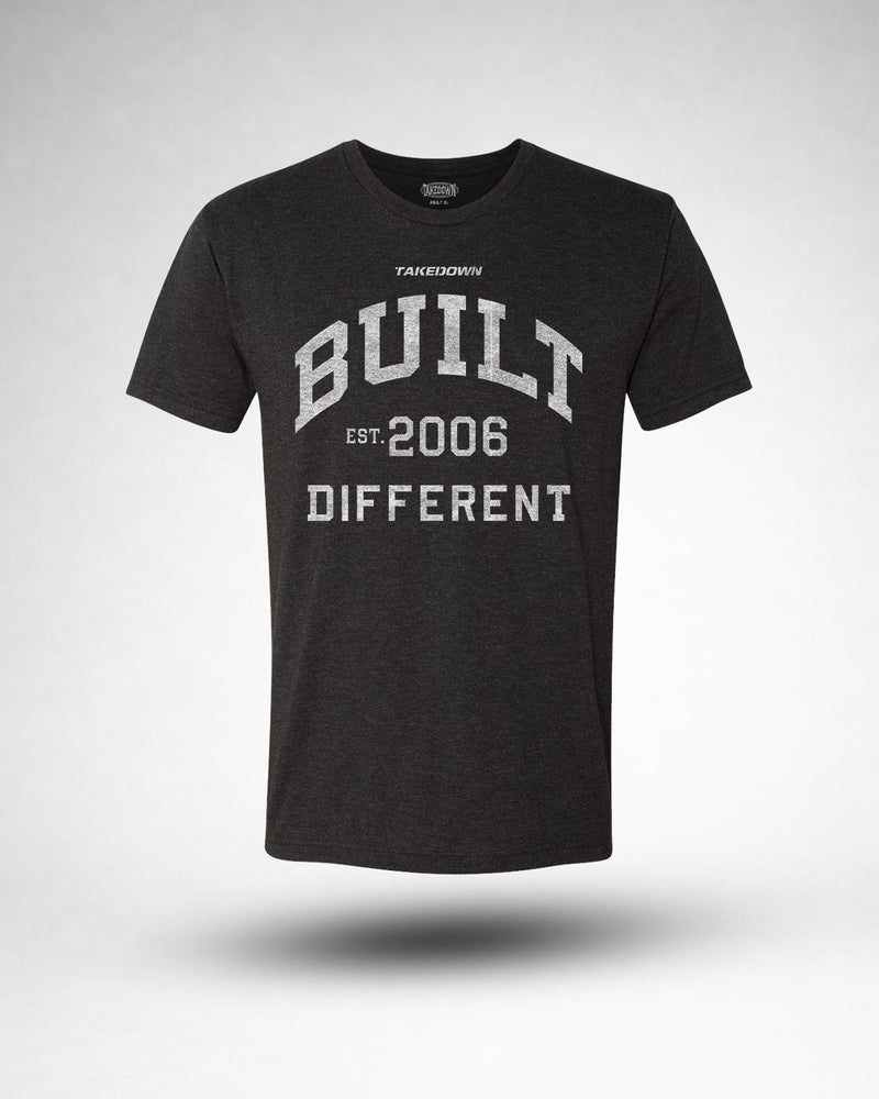 ”Built Different” Daily Grind Tee - Vintage Black