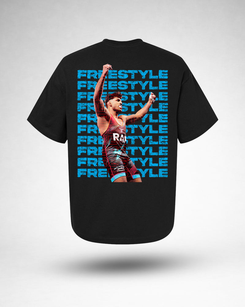 RAF Freestyle Oversized Tee - Black