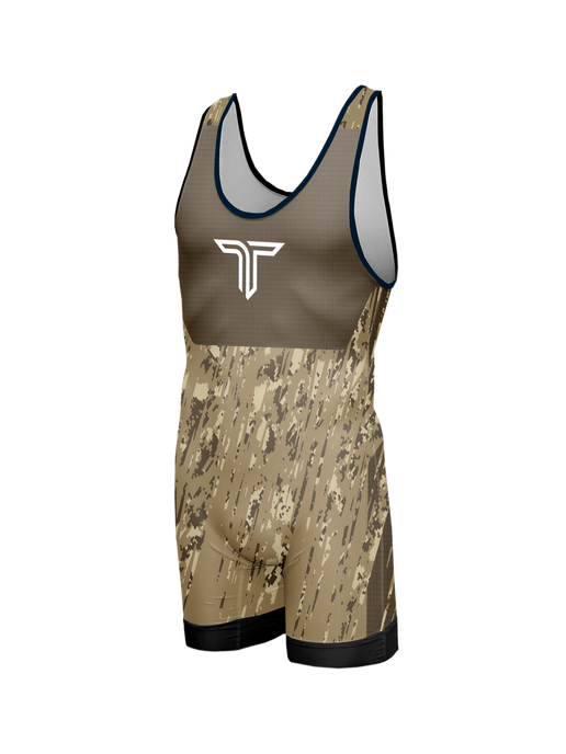 The Patriot Series Wrestling Singlet - Desert Tan
