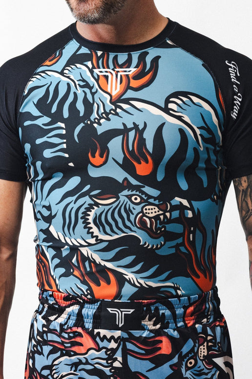 Thai Tigers Short-Sleeve Rashguard