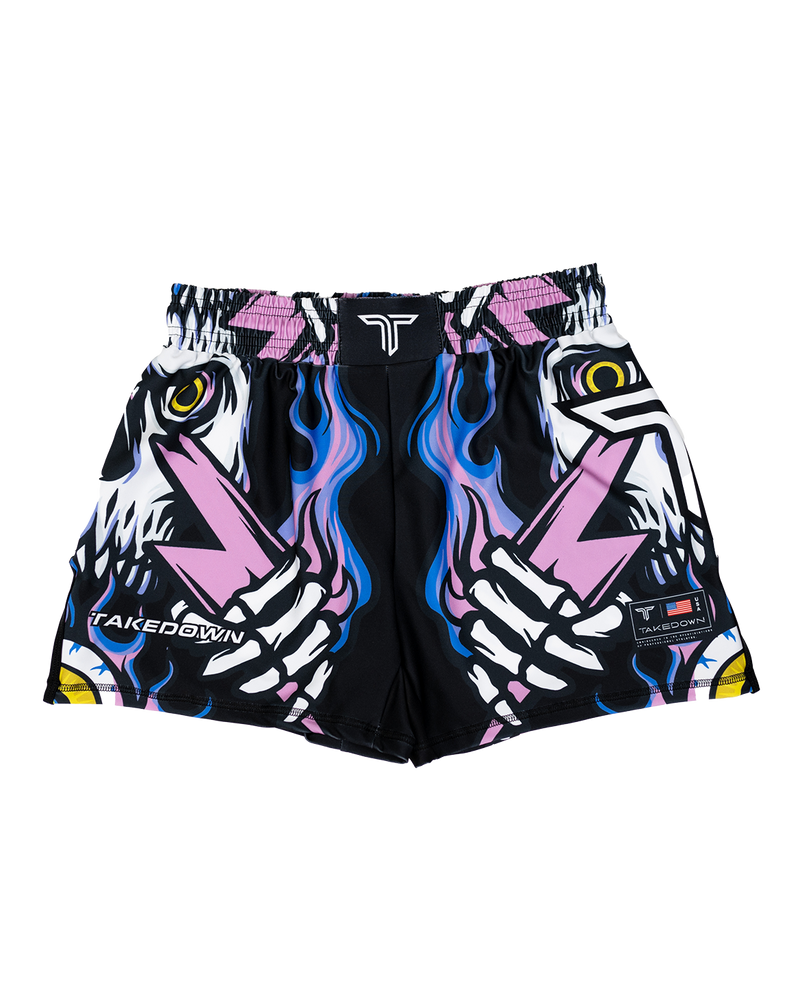 Youth Lightning Skull Fight Shorts